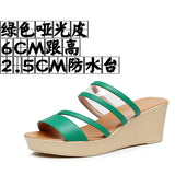 Breakj Plop And Ultra-High Heel Waterproof Table Pine Cake Thick Bottom Fish Mouth Sandals Night Shop Sexy Transparent With Fashion Slippers