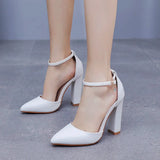 Breakj Heel Pointed Casual Women's Single Shoes 2023 New Spring Women's Shoes Shallow Foot Fashion Comfortable High