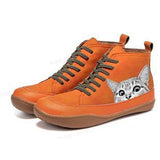Breakj Cat Series Boot With Printed Cat Comfort Large Flat