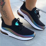 New Fashion Summer and Autumn Woven Breathable Sneakers Women Lace Up Designer Comfort Casual Shoes on