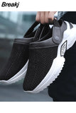 Men Women Summer Sandal Mesh Mules Breathable Padded Beach Flip Flops Shoes Solid Flat Bath Slippers Outside Mens