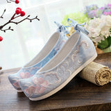 Breakj Shoes Hanfu Shoes Head Cloud Head Head Shoes Inside The Ancient Costume Flat Embroidered Cloth