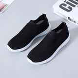 women's sneakers Vulcanized Shoes Sock Sneakers Women Slip On Flat Shoes Women Plus Size Loafers ladies