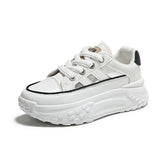 Casual Single Shoes Hollowed-Out Breathable Muffins Thick-Soled Small Man Heightened Casual Shoes Korean Version Of Spot Women's