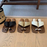 Breakj And Holiday Style Clip Slipper Women Wear 2025 New French Cool
