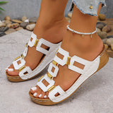 Breakj New Women's Leisure Fashion Thick Bottom Increase In The Summer Slope And Thick Bottom