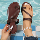 Breakj Slippers 2025 Spring New Simple Fashion Flat-Soled Sandals Women Women