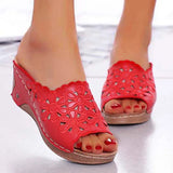 Sandals Platform Shoes Woman Summer Fashion Female Shoes Slip On Wedge Sandals Heel Women Shoes Ladies Chaussures