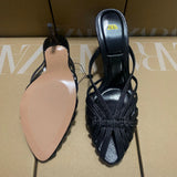 Breakj Home 2025 New Women's Shoes French Retro Pointed In The Fashion Soft Leather Niche Design Feel Cat And Sandals