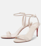 Breakj New Word With Exposed Toe Red-Soled High-Heeled Sandals Women's Fine Heel Sexy Red-Soled High-Heeled