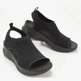 Breakj New Large-Size Flying Thick-Soled Casual Sandals Women's Shoes Fish Mouth Breathable Summer Sports