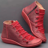 Breakj Autumn And Winter New Women's Boots Large-Size Leisure Short Boots Flat Bottom Women's Casual Single