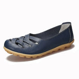 Leather Women's Shoes Flats Loafers ladies shoes Slip On Women's Loafers Femme Moccasins Female Ballet tenis