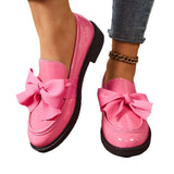 Breakj Card With Bright Leather Shoes In The Spring And Autumn Of 2025 New Bow Princess British Style Single