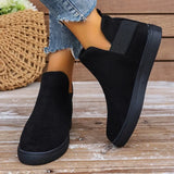 Size Women's Shoes 2023 New Flat Soles Raised Elastic Leisure Sports Board Shoes Flat Soles Single