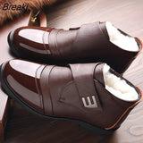 boots men new 100% wool Super Keep warm fashion motorcycle boots men's boots zapatos de hombre