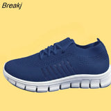 Women Sneakers Slip On Mesh Light Breathable Shoes Woman Walking Platform Comfortable Casual Fashion Female Lace Up Non Slip