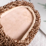 Cute Winter Warm Cute Cotton Slippers Thicken Plus Velvet Cartoon Hedgehog Floor