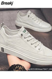Men's White Casual Sneakers 2023 Autumn Vulcanized Shoes Boys Tenis Sport Shoes Male Sneakers Soft Sole Men Walking