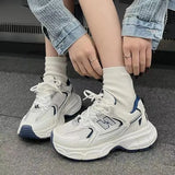 Breakj Shoes Women 2025 Autumn New Fashion Thick-Soled Lightweight Mesh Breathable Korean Version Of Casual Sports Shoes