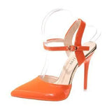 Large-Size High-Heeled Sandals Tip-Shaped Buckle With Fine Fashion Women's