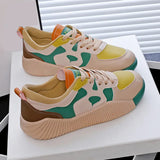 Breakj White Shoes Women 2025 Spring New Korean Version Of Fashion Shoes Spring And Autumn Comfortable Thick Bottom Light Soft
