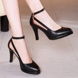 Spring And Autumn Pointed Large-Size Wedding Dress Shoes, Stilettos, Hollow Models, Cheongsam, Walking Shoes, Single