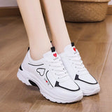 Breakj Dad Shoes Women In The Super Fire 2023 Autumn New Korean Version Of Fashion Leisure Sports Small White Shoes Breathable Net