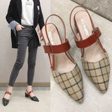 Shoes New Hollow Coarse Sandals High-heeled Shallow Mouth Pointed Pumps Work Women Female Sexy High Heels Zapatilla