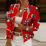 Autumn Shiny puff Long Sleeve Cardigan Coat Lady fashion Glitter Sequined Jacket coat Elegant Female clubwear