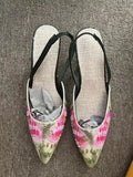 Pointed Thin Heels 2023 New Summer Chinese Style Shallow Hollow Out Single Shoes Women's Head