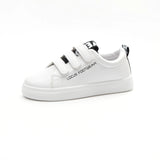 Breakj Children 2025 New Casual Shoes Fashion Women's Shoes Students Breathable Magic Sticker Small White Shoes Spring Summer Flat Plate