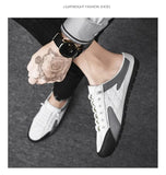 men 2023 New Style lat-soled Wild Flat-bottomed Summer Thin Section Baotou Half