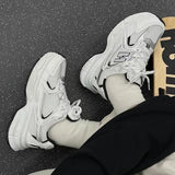 Breakj Shoes Women 2025 Autumn New Fashion Thick-Soled Lightweight Mesh Breathable Korean Version Of Casual Sports Shoes