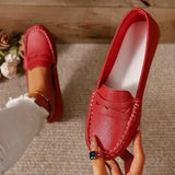Breakj Bean Shoes 2025 New Four-Season Light Casual Shoes Fashion Lazy One-Legged Women's Shoes Round Head Women's Single
