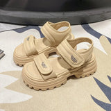 Breakj Summer New Women's Thick-Soled Magic Sticky Fashion Casual Beach