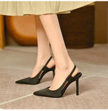 Heels Women's 2023 New Pointed French Fine Heel Muller Shoes Casual Wear Baotou Sandals Tide Super