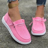 2024 New Large-Size Casual Single Shoes For Women With Flat Soles And Low-Top Love