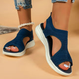 Breakj Flat Bottom Flying Sandals Women 2025 Summer New Fashion Fish Mouth With Feet Beach