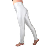 Trousers Female Elastic Pants New High Waist Leggings Candy Colors Fluorescent Shiny Leggins Women