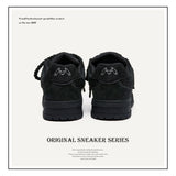 Breakj Shoes Destruction Series Street Style Black Samurai Men's Shoes Bread Shoes Low-Top Shoes Trendy Shoes Men's And Women's
