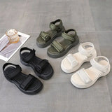 Open Toe Flats Platform Sport Women Sandals Shoes Summer Designer Casual Walking Shoes Slippers Fad Beach Zapatos