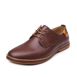 Breakj New Men's Casual Leather Shoes Large Size Board Shoes Business Casual Men's Shoes