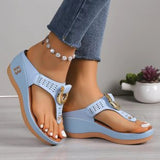 Breakj Women's Shoes 2025 Summer New Beach Clip Slope And Cool Slippers Women's Women's