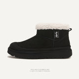 Breakj Shoes Ug Meng Big Head Shoes Winter Heighten Thick-Bottomed Boots Snow Boots Men And Women With The Same Warm Cotton