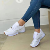 Women In Sneakers 2024 Spring And Autumn New Large Size, Thick Soles, Colors, Leisure, Fashion, Low-Top