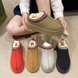 Breakj Large Size Women's Boots Fashion Snow Boots Autumn And Winter Indoor Outdoor Low