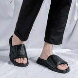 Breakj Celebrity Ins Trend Slippers Men's Wear 2023 New Flip-Drag Beach Shoes