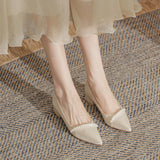 Breakj Coarse Heel Single Shoes Femininity Bridesmaid High Heel Women Low Heel 3Cm Main Wedding Dress Engagement Wedding Shoes