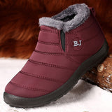 Women Sneakers Winter Warm Women Casual Shoes Plush Waterproof Sneakers Women Shoes Slip On Woman Vulcanized Shoes